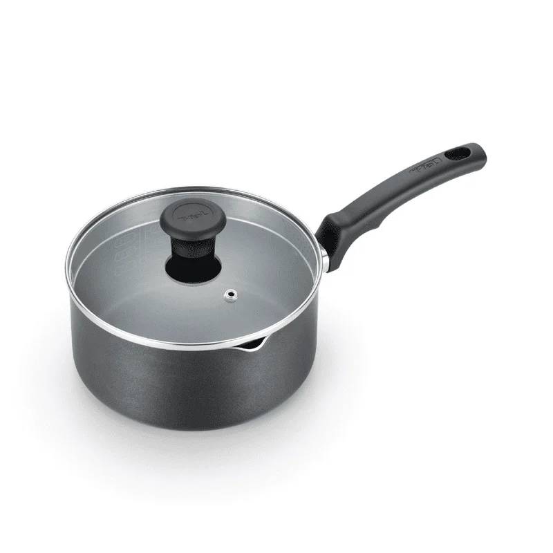 

3QT. Nonstick Saucepan, Black
