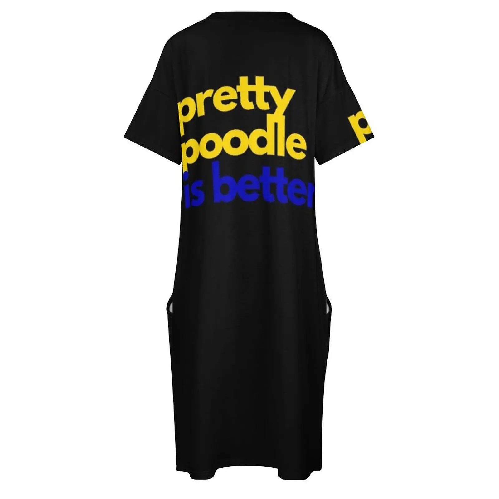 Pretty Poodle Is Better SGRHO - Греческий образ жизни Магазин Свободное платье с карманами