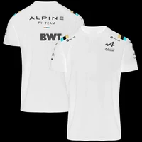 2022 official hot sale f1 formula one alpine team alonso new short sleeve racing competition summer outdoor t shirt
