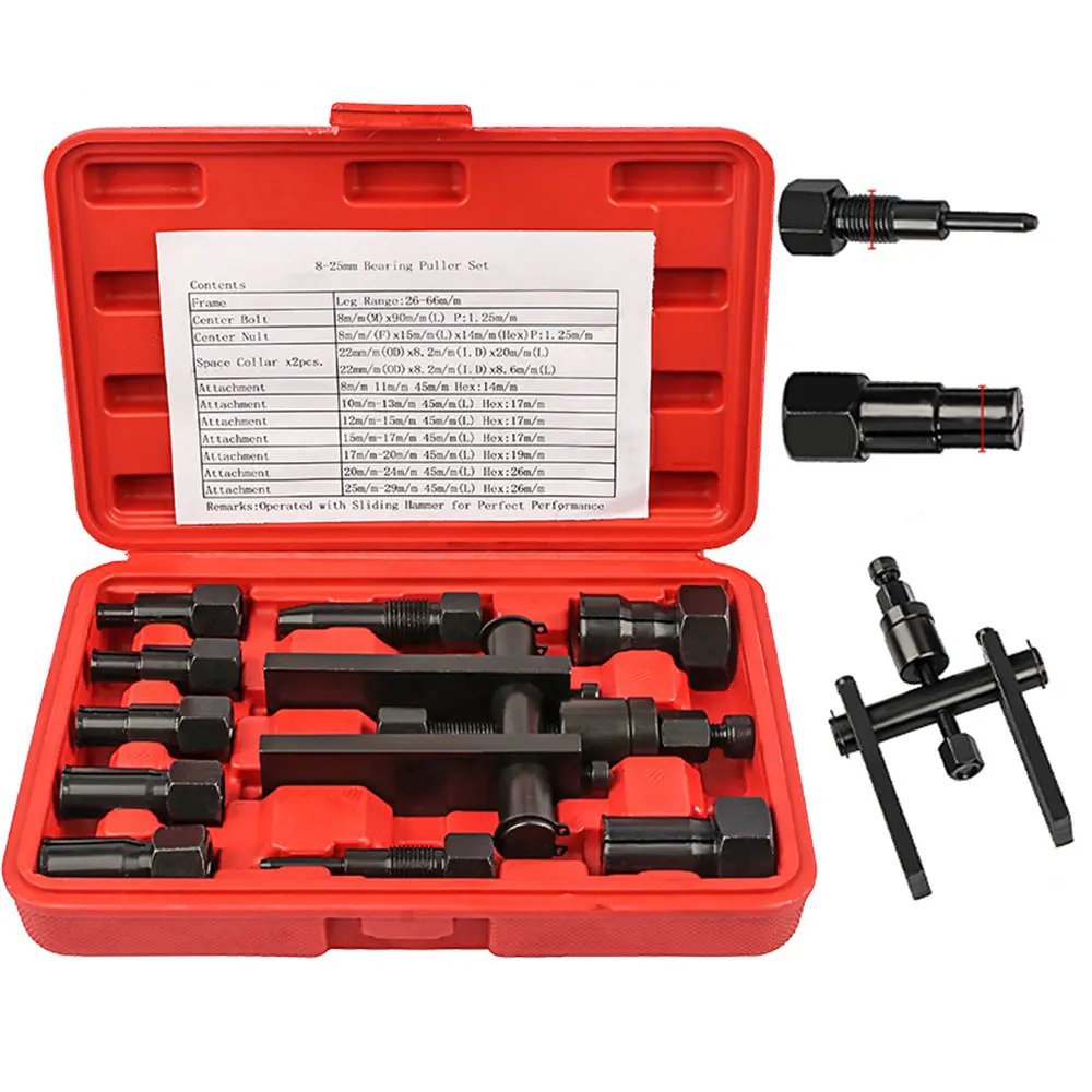 

Motorcycle Bearing Removal Tool Two-claw Practical Bearing Puller For Motorcycle Disassembly Repair Extractor Bearing Puller Kit