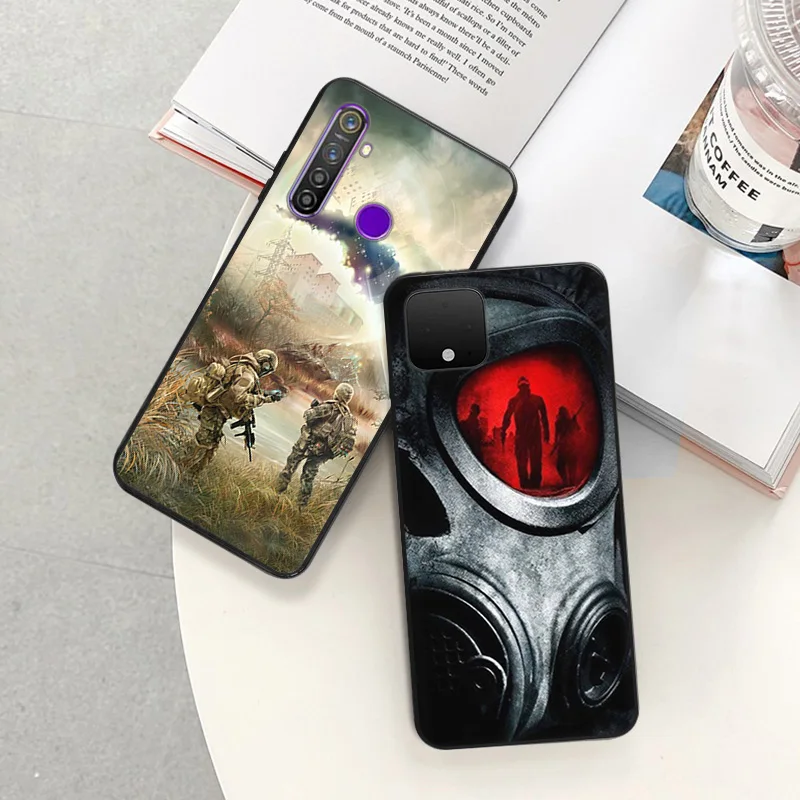 Чехол для телефона Pixel 8 Pro 8a 7a 6a 7 6 Motorola G200 Edge 40 30 20 One Fusion Game Metro 2033 мягкий черный