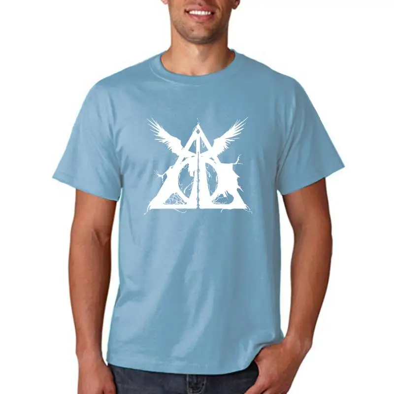 

Одежда в стиле хип-поп с изображением смерти трех братьев сказочная модная уличная одежда модная футболка повседневные футболки для пар По...