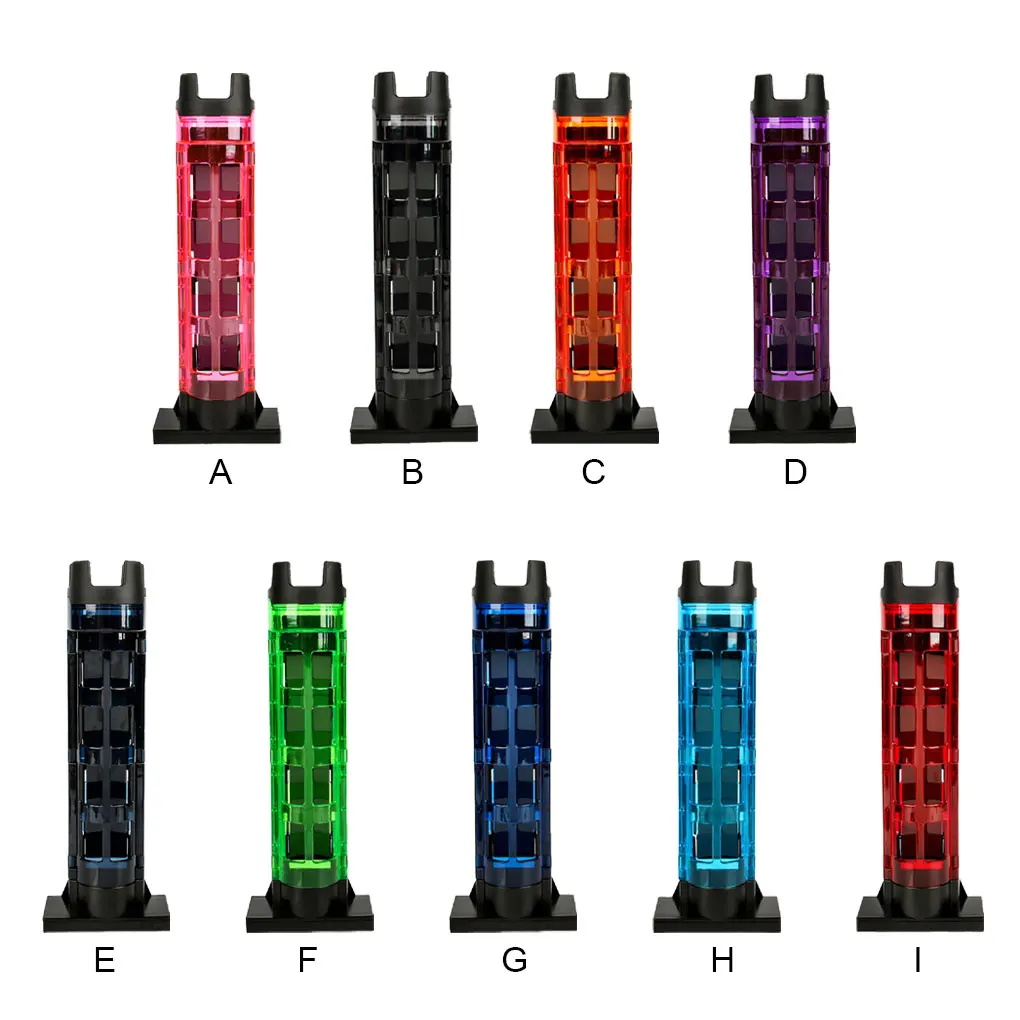 

Fishing Box Rod Holder Pole Stand Rack Standing Plastic Bracket Outdoor Carrying Replacement for BM-9000 VS-7080 Black