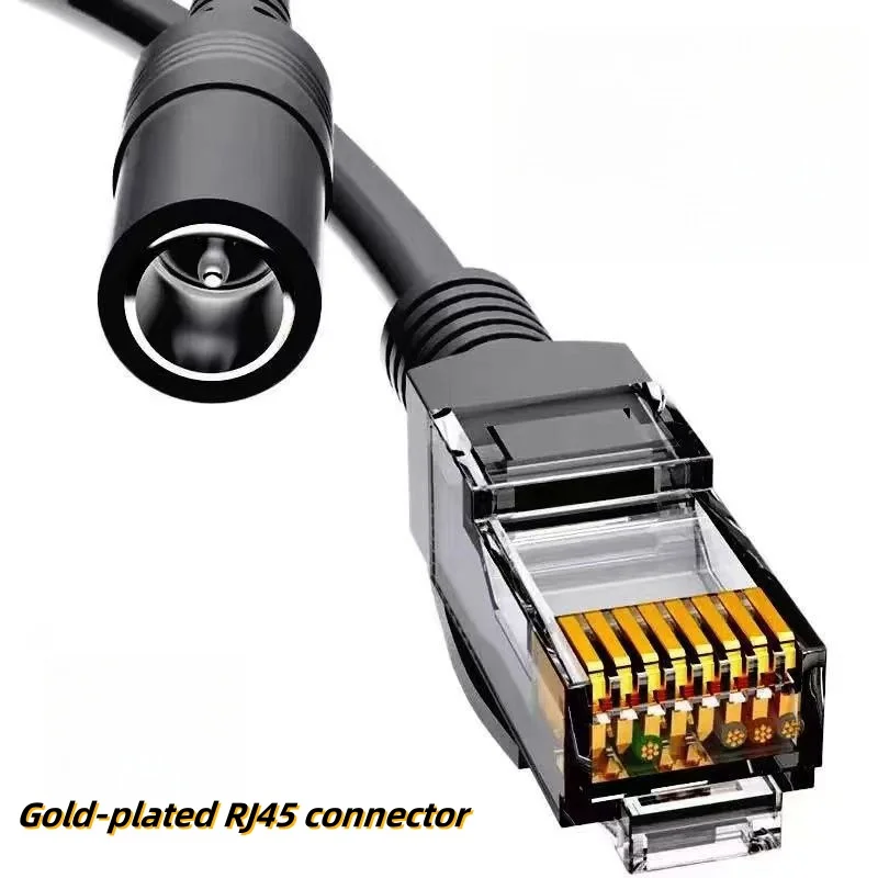 5-50 м наружный 8-ядерный кабель питания Ethernet 8P + 2C PoE сетевой и удлинитель для