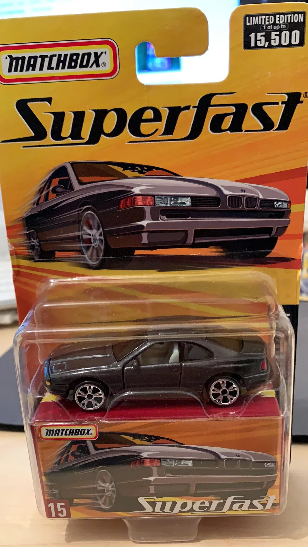 

Автомобиль Matchbox superfast bmw 850i 1/64, коллекционная металлическая модель, коллекционные игрушечные автомобили