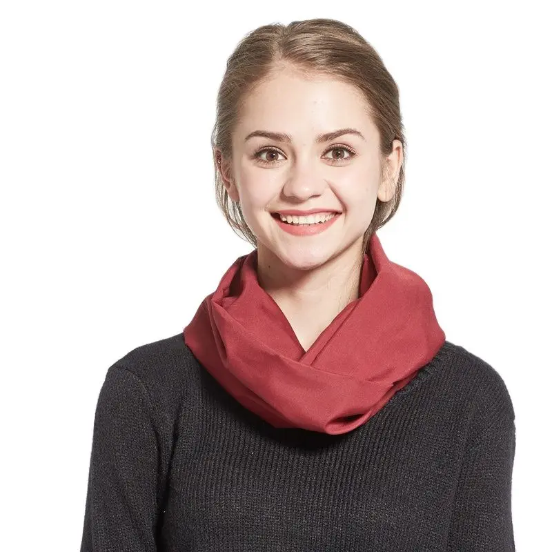 

Leo anvi/осенний шарф-кольцо для женщин, однотонный шарф, модная женская теплая красивая одежда и аксессуары, круглая накидка, шаль