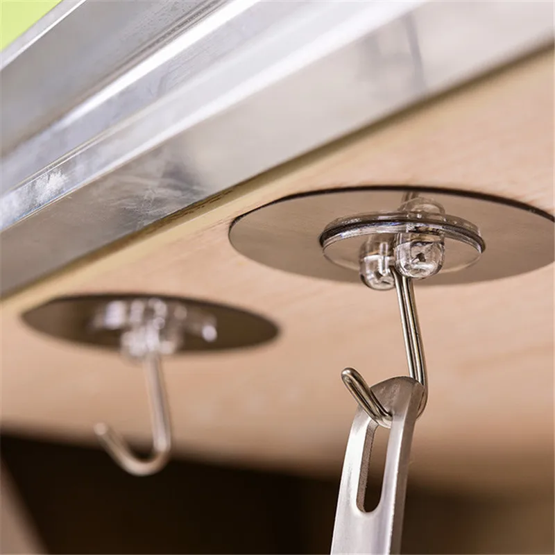 

3Pcs Hanging Hooks Hooks for Bathroom Self Adhesive Door Wall Hook Hanger Suction Cup for Kitchen Storage Towel Garlands