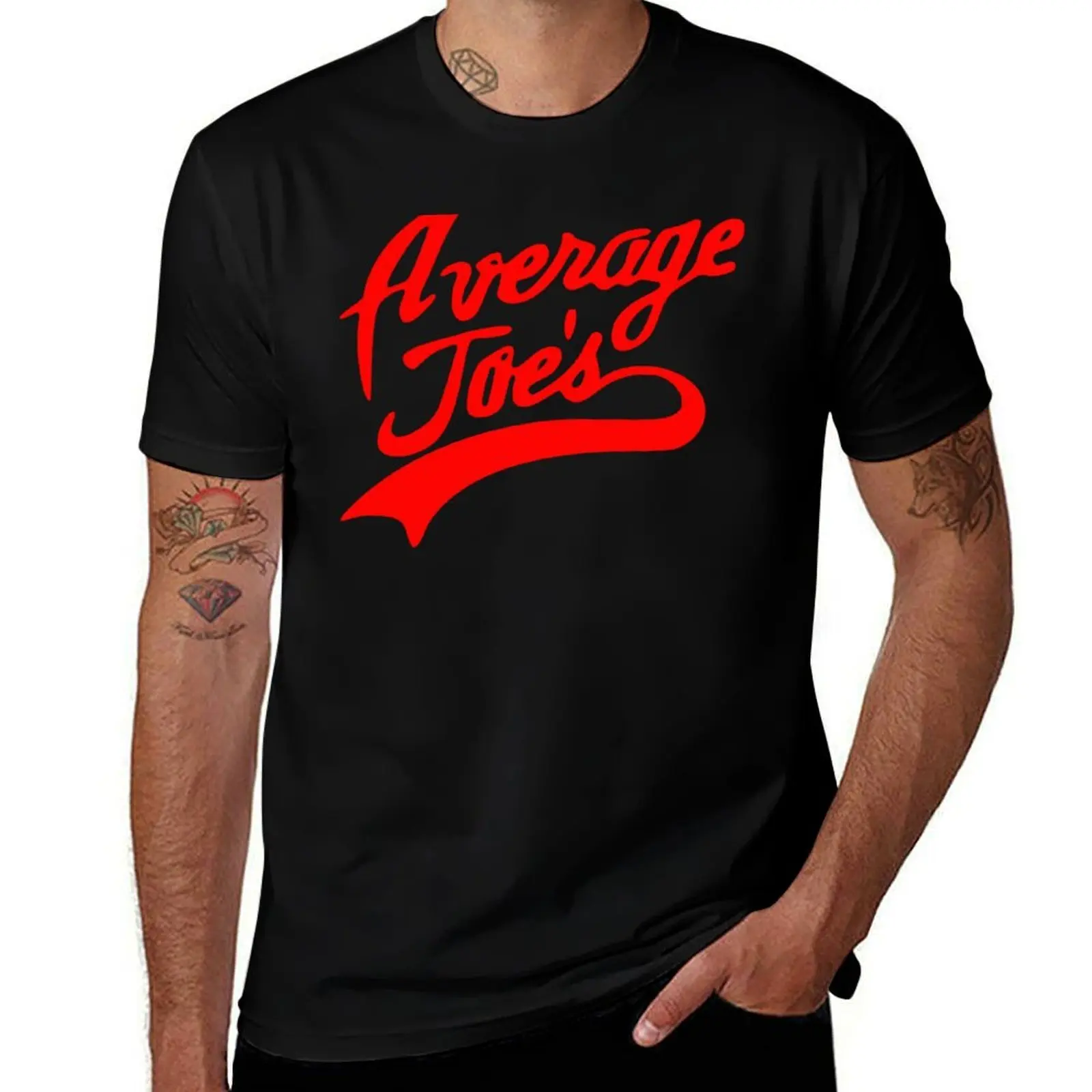 Фото Футболка Dodgeball Average Joes с модным принтом и короткими рукавами №1