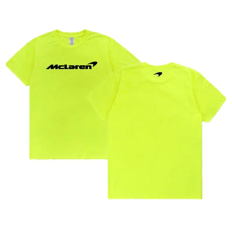 

Футболка Мужская/Женская хлопковая с коротким рукавом и логотипом гоночной команды