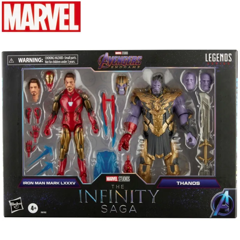 2-piece Toy Iron Man Mark 85 Vs. Thanos Infinity Collectible Toy Gift