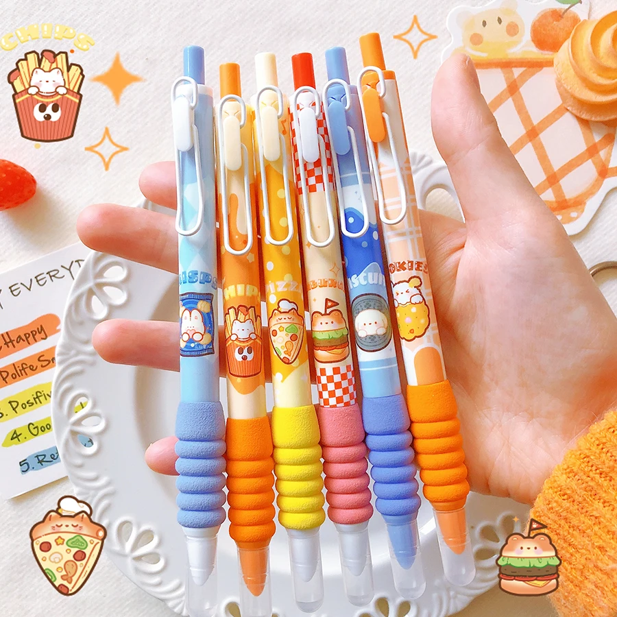 Ручка перьевая в виде гамбургера картошки фри 1 шт.