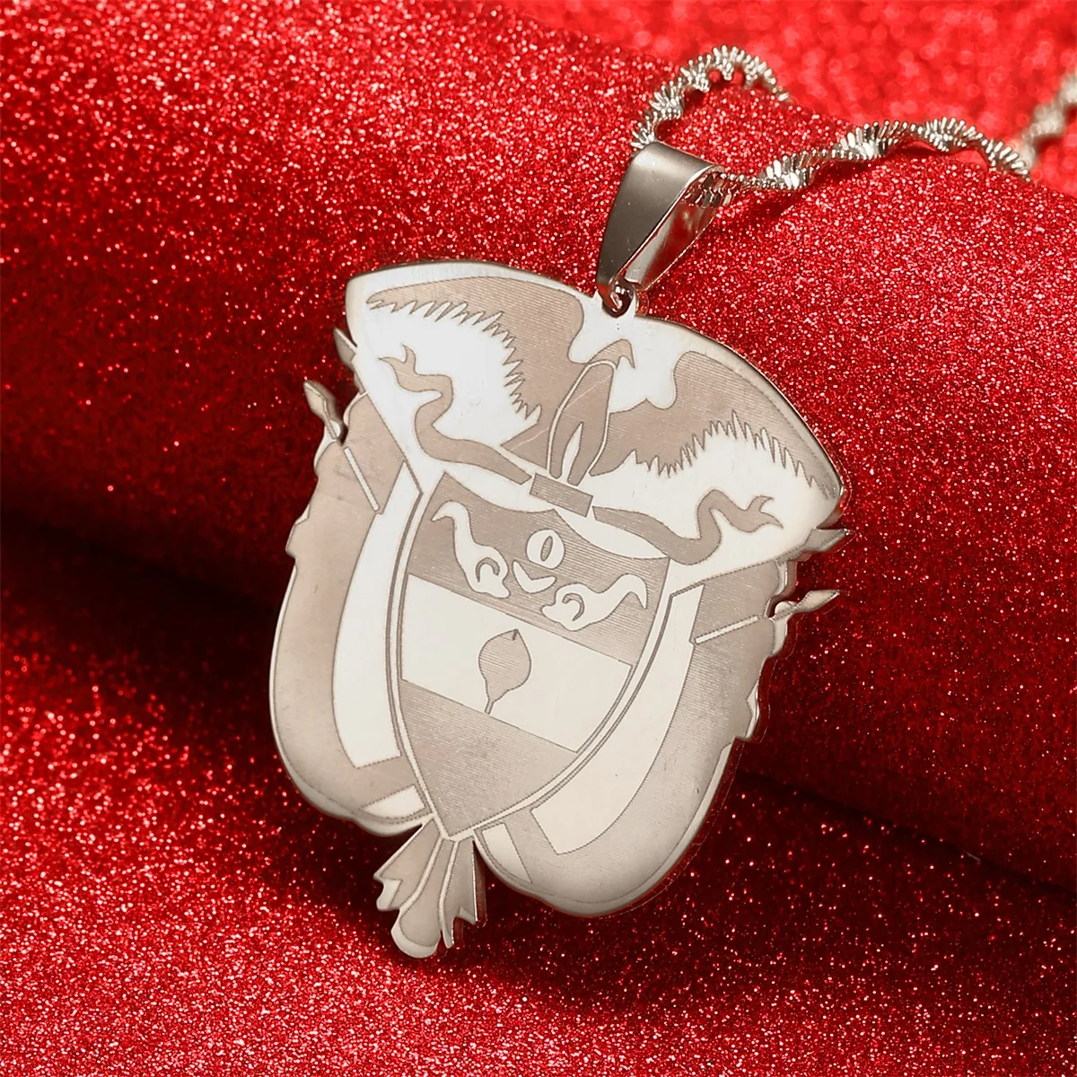 Подвеска Колумбия цепочка с водяными волнами для женщин и девушек ювелирные