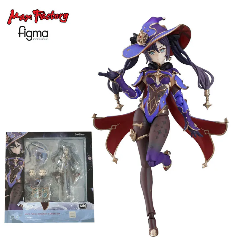 

Original Stock Max Factory GSC Good Smile Figma 548 Astrologist Mona Megistus Genshin Impact PVC Figure Model Toys Collection