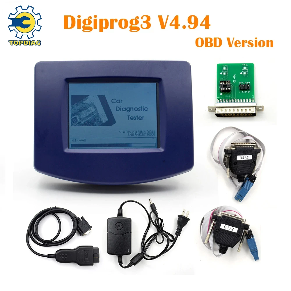 Программатор Digiprog3 V4.94 ECU OBD2 инструмент для диагностики с кабелями ST01 ST04