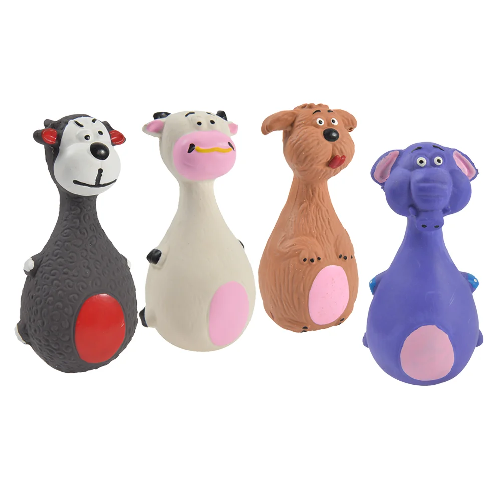 

Латексный бриллиантовый Слон/корова животное жевательные резиновые игрушки для домашних животных мультяшная игрушка для домашних животных