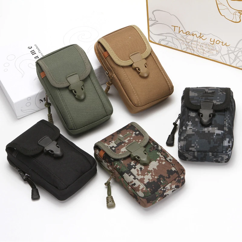 

EDC Molle Bag Purse Outdoor Waterproof Military Waist Fanny Pack Belt Bag Men Phone Pouch Camping Hunting Tactical Waist Bag