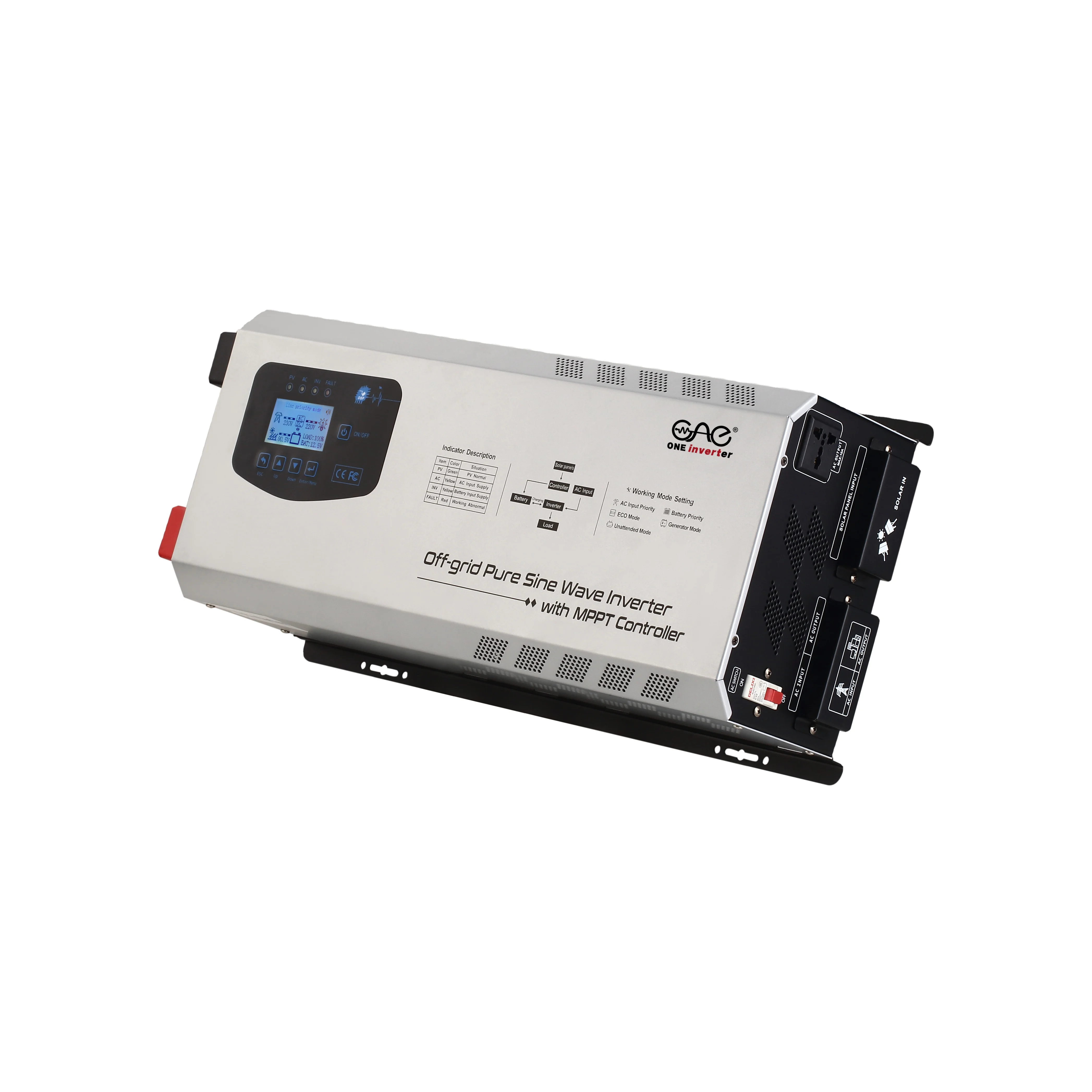 

Solar Inverter 3000w Inverter Hybrid 5kw Solar Inverter with Charger
