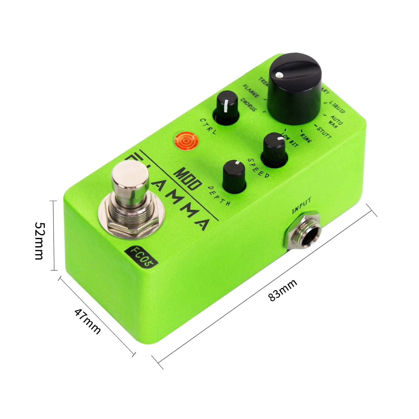 FLAMMA FC05 Modulation Multi Effects Pedal Mod Guitar Pedal 11 Modes Chorus Flanger Phaser Tremolo Auto Wah