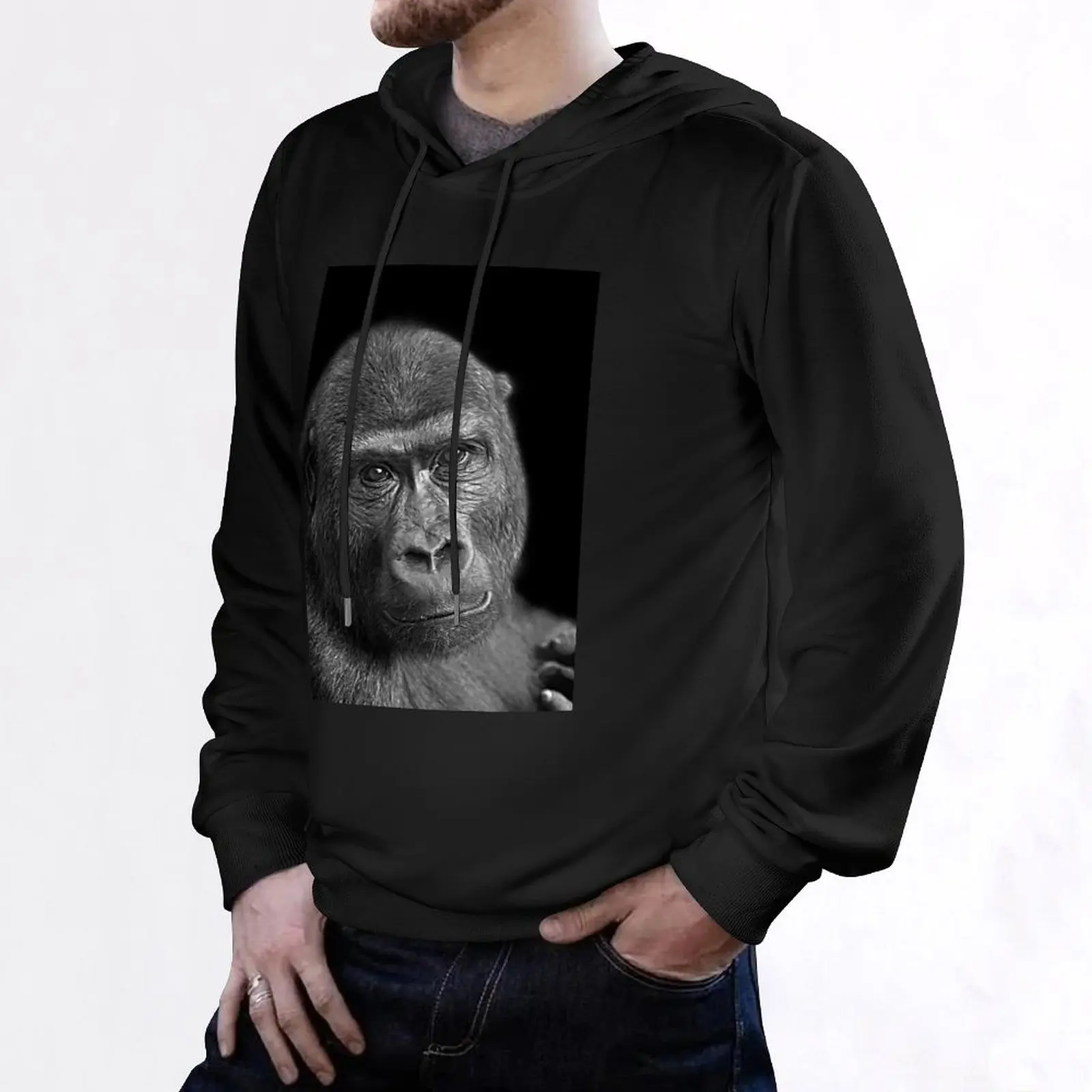 Пуловер с капюшоном Gorilla Lope Portrait зимняя одежда пуловеры