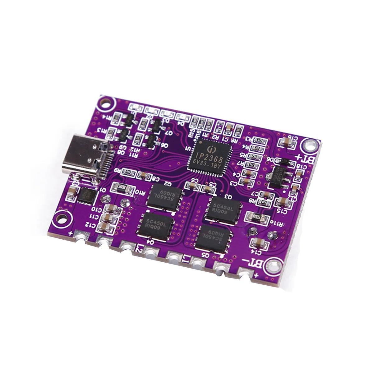 

IP2368 Bidirectional PD 100W Fast Charging Module Type-C Interface 4S Lithium Battery High-Power Fast Charging Board