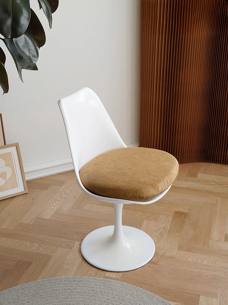 

Tulip chair, home vintage vintage vintage chair, 360 rotatable computer chair, office chair