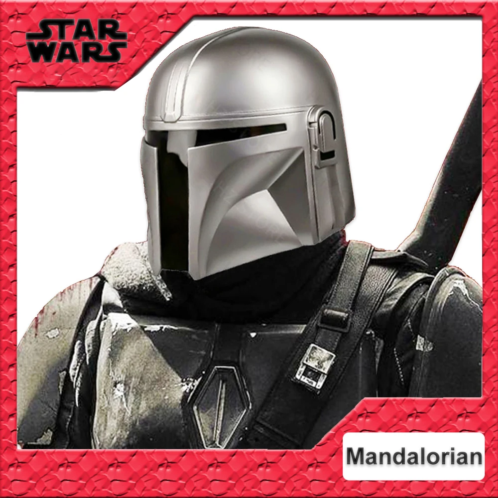 Star Wars Mandalorian Helmet Capacete Mandaloriano PVC White