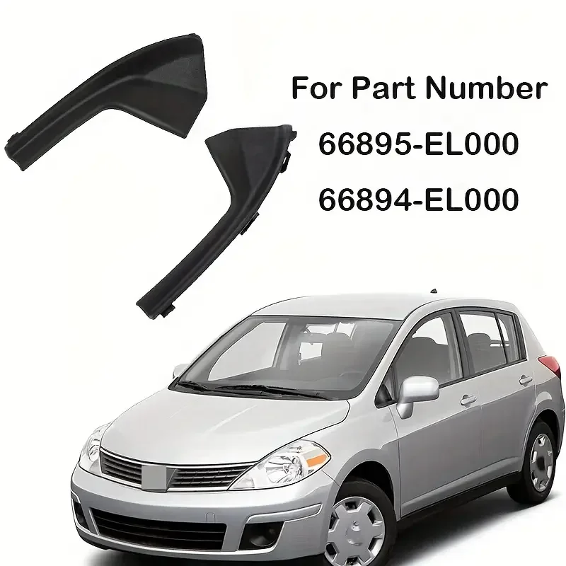 

Автомобильная внешняя крышка, удлинительная накладка, передняя боковая решетка лобового стекла для Nissan Versa Sedan Hatchback Tiida 2007-2012, аксессуары