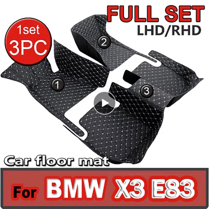 Автомобильные коврики для BMW X3 E83 2003 2004 2005 2006 2007 2008 2009 2010