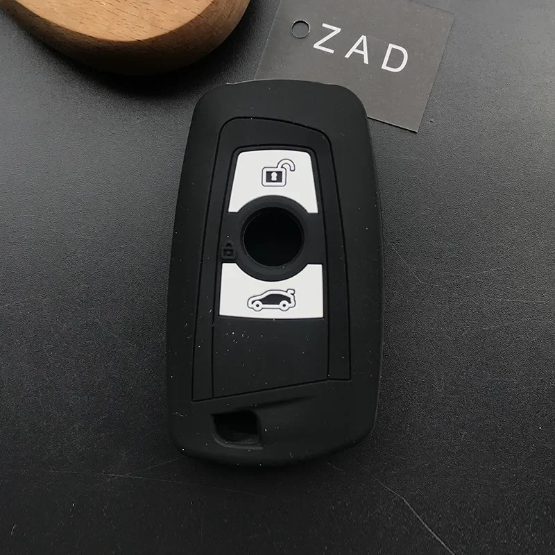

Силиконовый чехол для ключей ZAD, чехол-чехол для BMW F10 F20 F30 Z4 X1 X3 X4 M1 M2 M3 E90 1 2 3 5 7 SERIES с дистанционным управлением без ключа