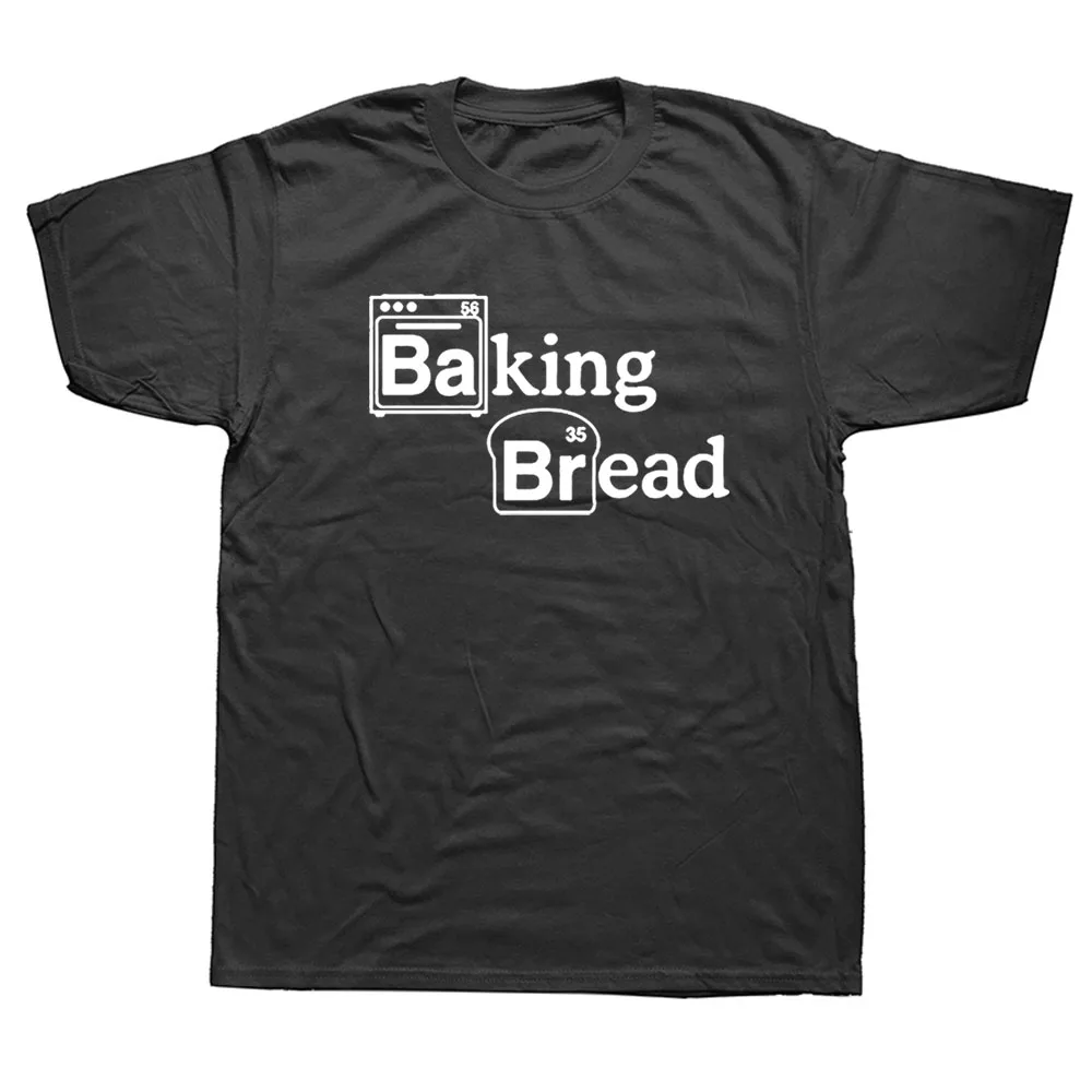 

Funny Baking Bread T Shirts Graphic Cotton Streetwear Short Sleeve O-Neck Harajuku Cooking Food T-shirt Mens Clothing
