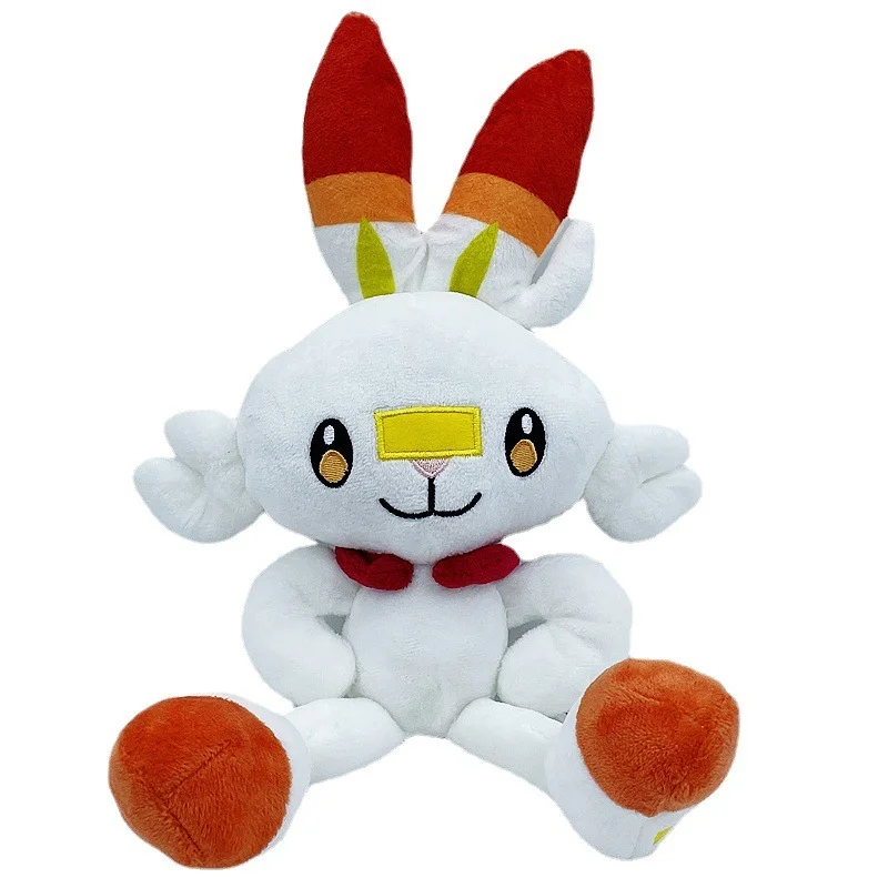 

Pokemon Kawaii Anime Scorbunny ヒバニー Plush Doll Toys Cartoon Cute Pokémon Soft Stuffed Dolls Model Toy Kid Gift
