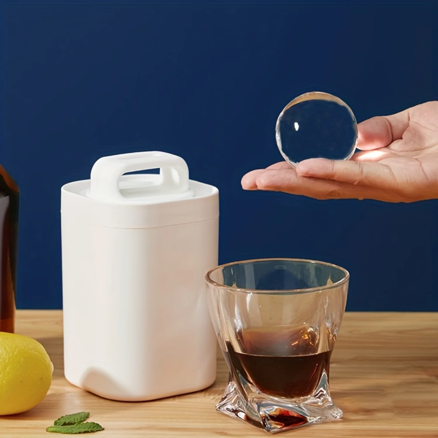 Форма для кубиков льда RYBACK большая форма одиночных шариков бренди виски пищевой