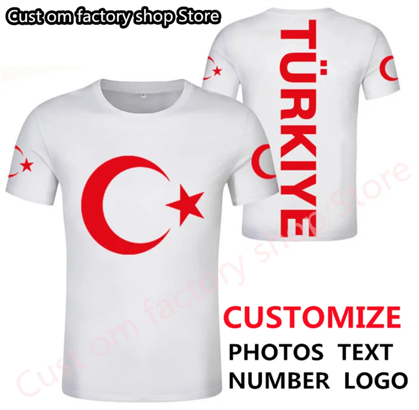 

2020 Summer Boys TURKEY t shirt 3D Printed turk country flag Girls Streetwear Children Kids Clothes Baby Funny Tshirt O-Neck