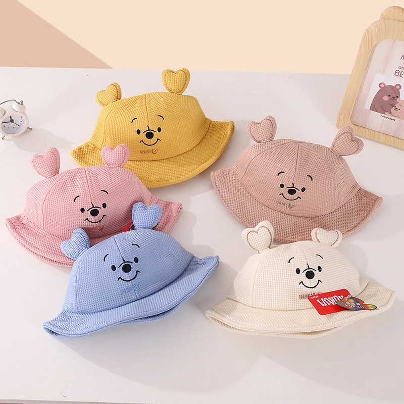 

Детская Хлопковая шляпа с Вафельной вышивкой, с мультяшным принтом