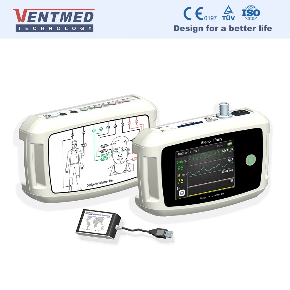 

Polysomnography PSG detect leg movements breathing patterns monitor lung brain heart