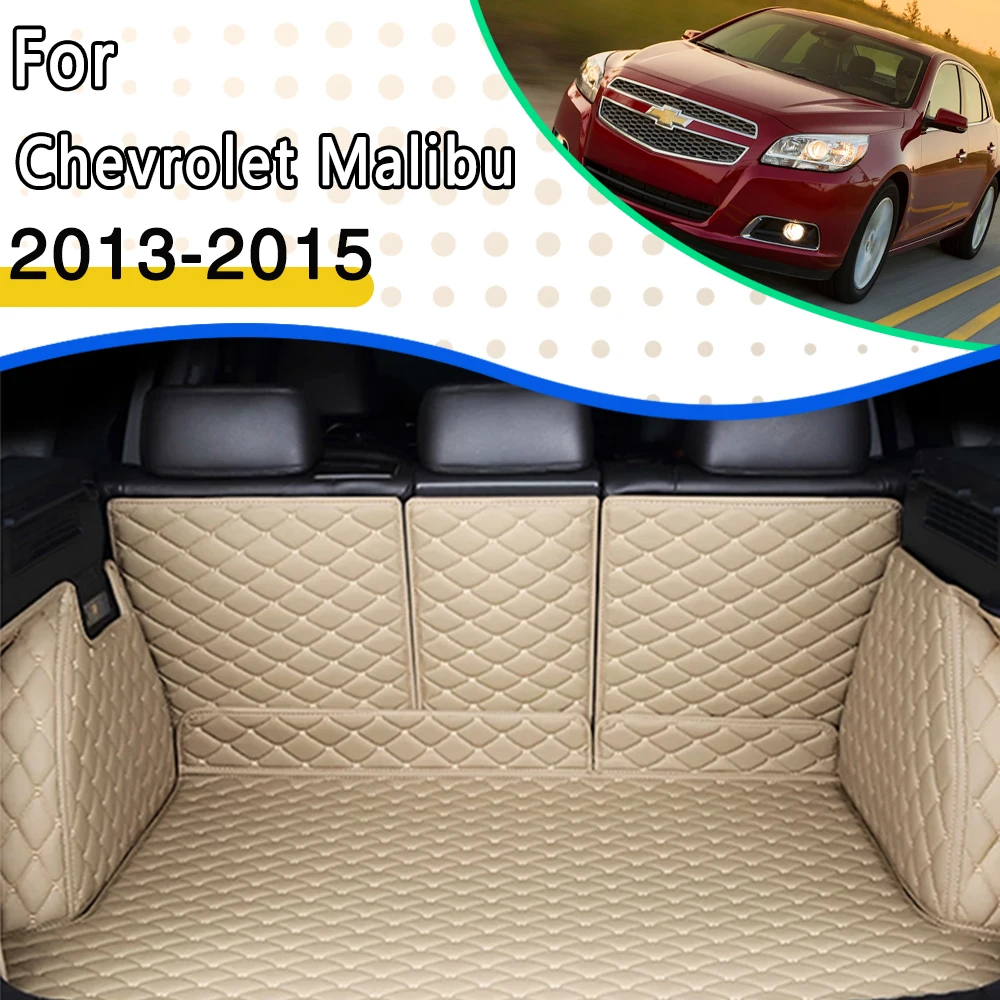 

Car Trunk Mat For Chevrolet Malibu 2013~2015 Car Trunk Mats Tapete Automotivo Para Carro Mud Tank Organizer Mat Car Accessories