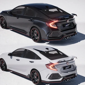 Applicable to Honda 's 10 th generation Civic spoiler modification, 2016 -2020 FC1 JDM modified rear wing wing