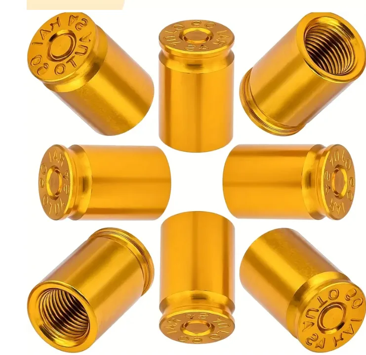 

8 шт. новый клапан в форме пули, универсальный прочный уплотнительный велосипедный американский резьбовой клапан, сердечник втулки, защита от коррозии, мотоцикл