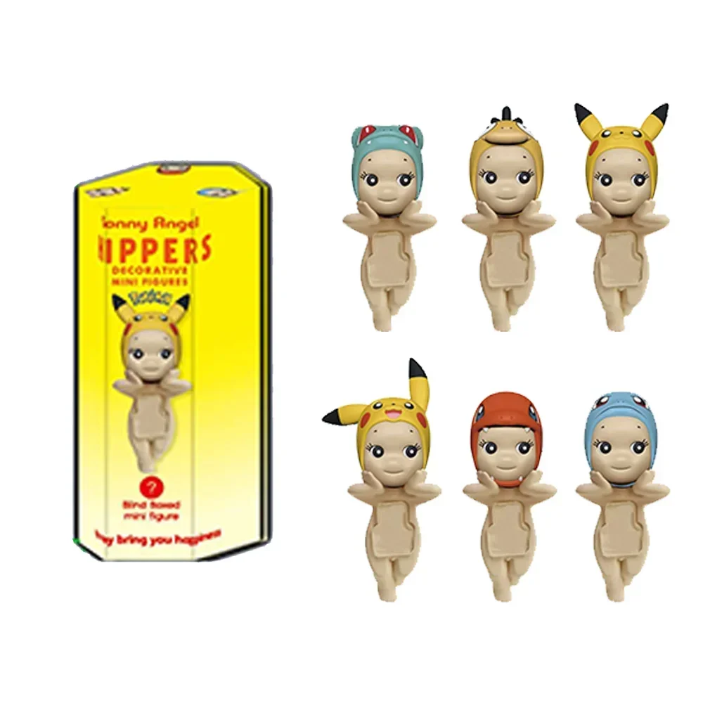 MINISO Pokemon Sonny Angel Surprise Пикачу Kawaii мультяшные мини-фигурки украшения куклы