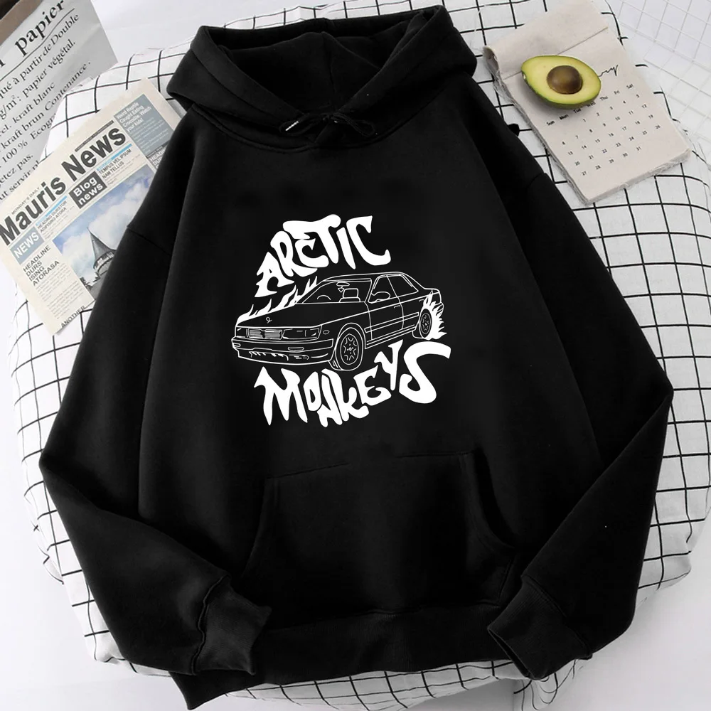 Arctic Monkeys hoodie clothes for teens pattern youthful winter athleisure tracksuits soft fabric designer modern style