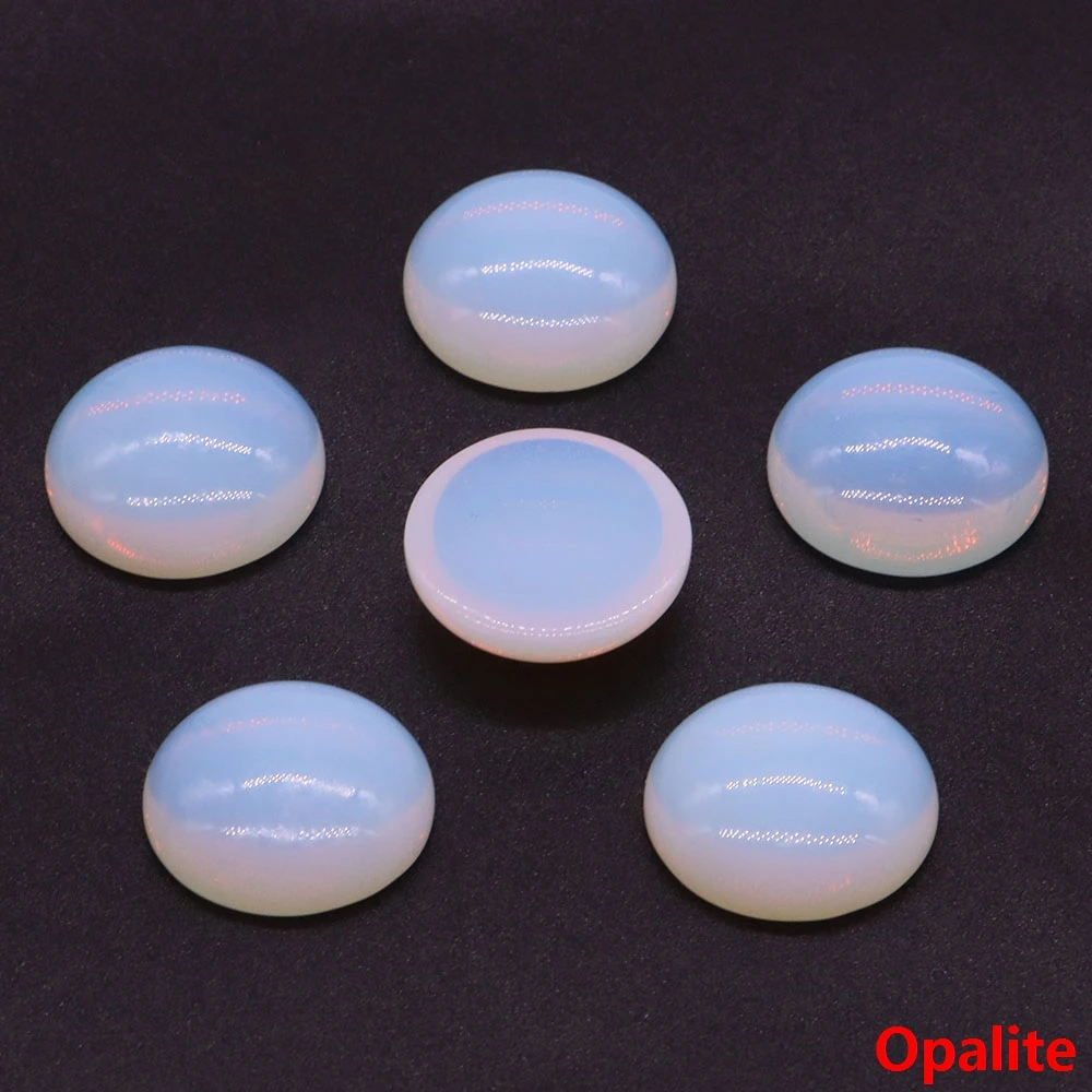 

5 шт./лот, круглые бусины из камня 6-25 мм