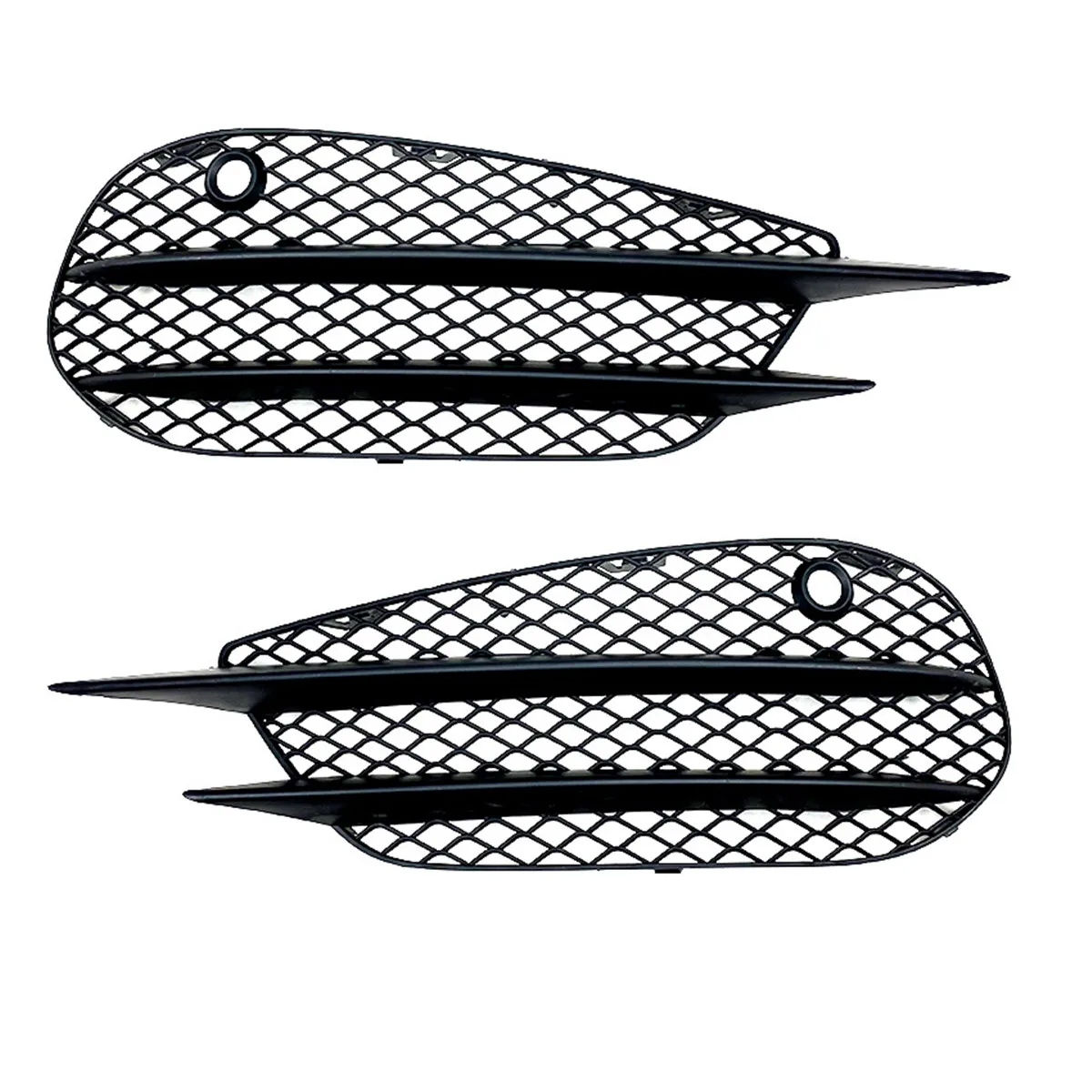 

Черный передний бампер, решетка, противотуманная задняя крышка для Mercedes Benz C Class W205 C180 C200 C260 2015 2016 2017 2018