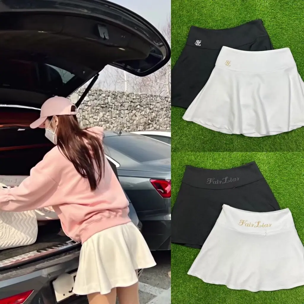 

Golf women's short skirt quick-drying elastic slim slim umbrella skirt skirt