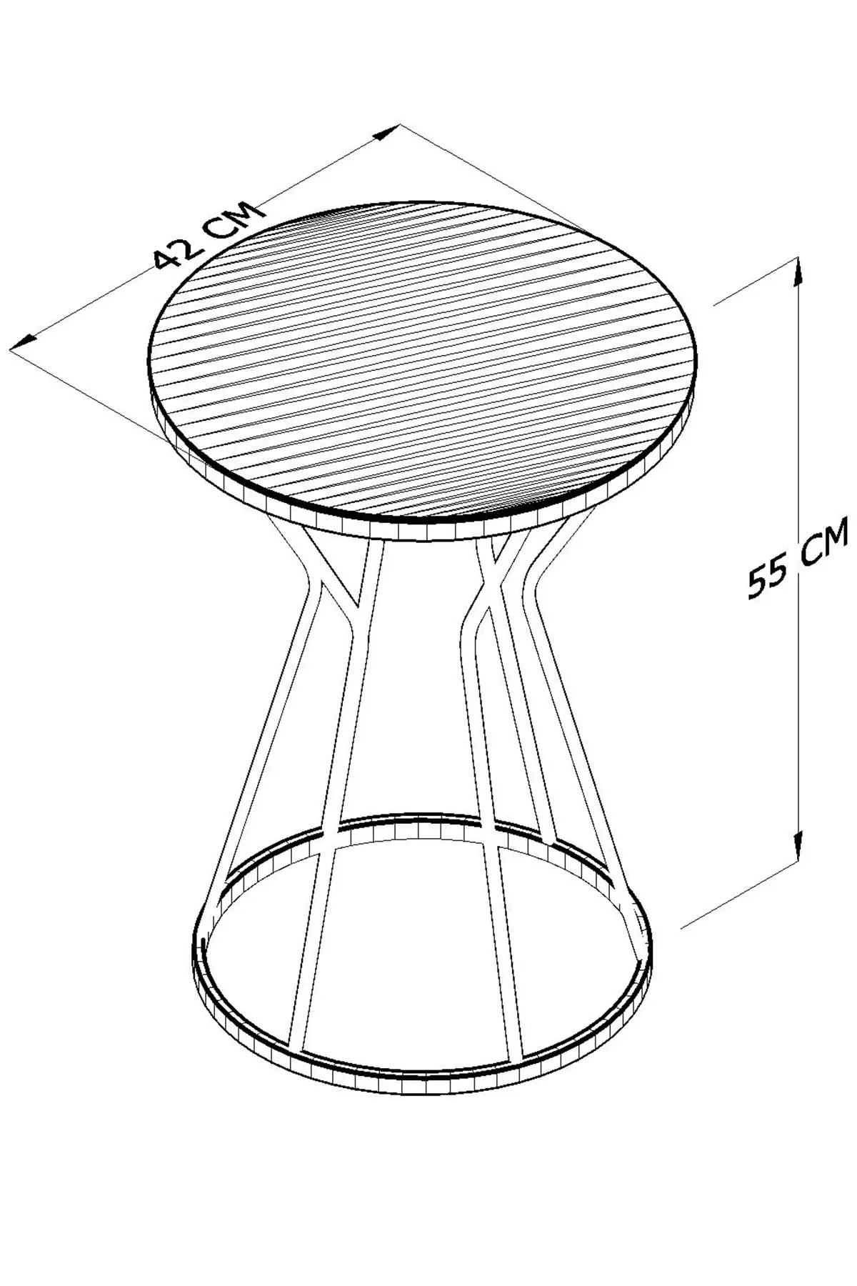 Золотистый металлический журнальный столик одностеклянный скандинавский