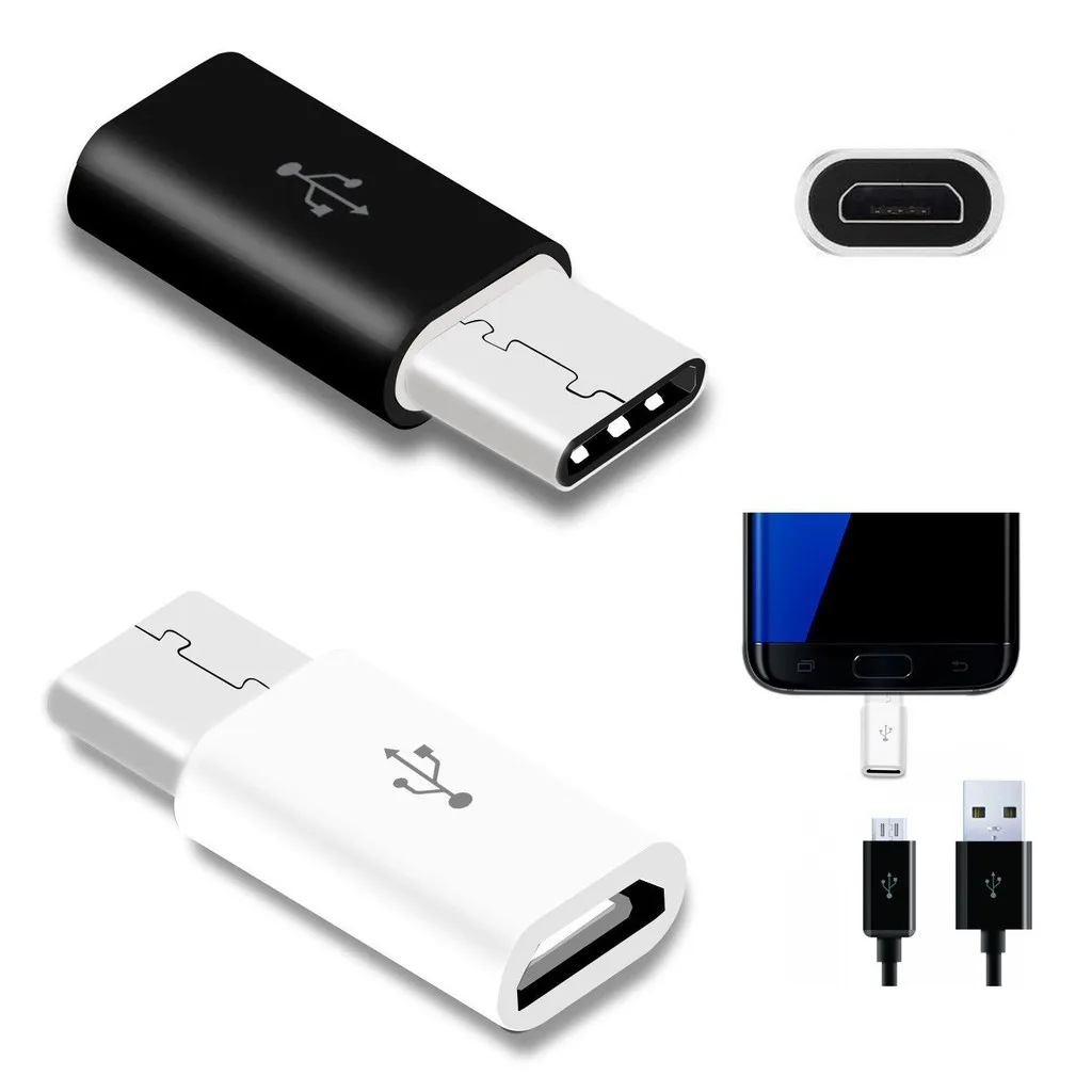 8 шт./упаковка адаптер Micro USB Type-C для Samsung Galaxy S22 S21 S20Ultra Google Pixel 6 | Мобильные телефоны