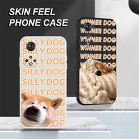 funny dog pattern phone case for huawei y9 y7 prime soft silicone cover for huawei y9s y7a y7p y6p y6s y7 y6 pro y5 prime case