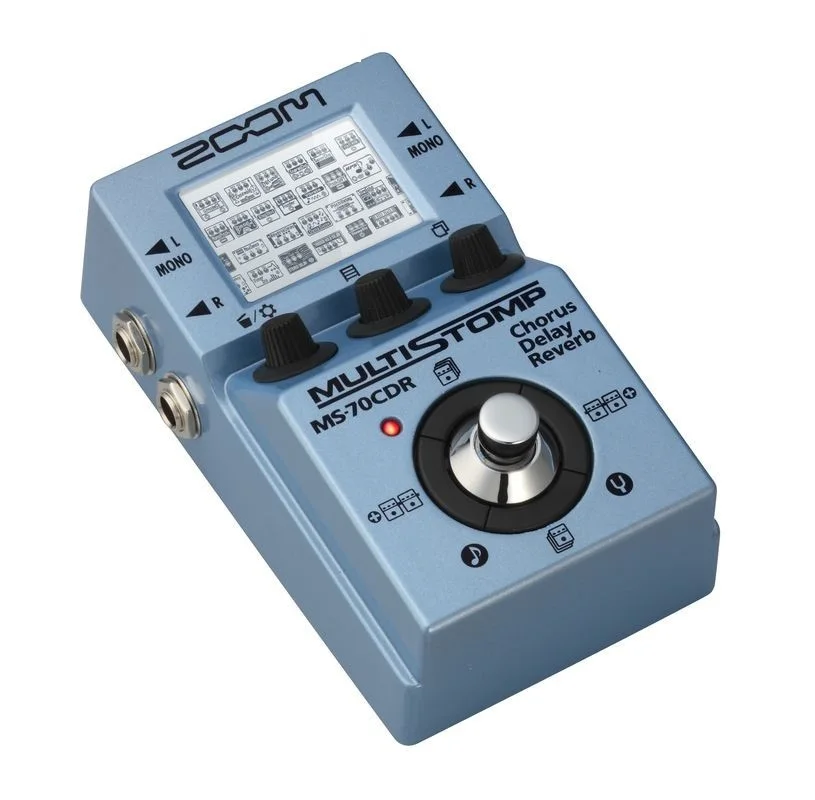 

Multistomp MS-70CDR single stompbox pedal for guitar/bass,chorus,delay and reverb effects,up to 6 effects simultaneously