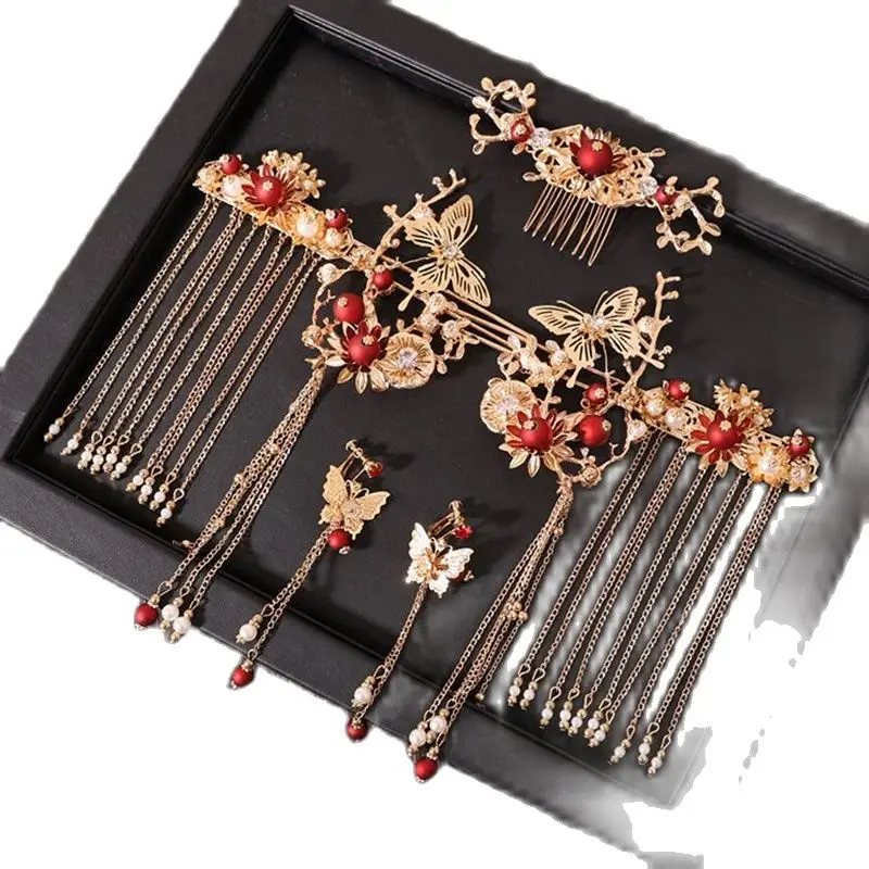 Женские гребни Hanfu традиционные китайские свадебные аксессуары для волос