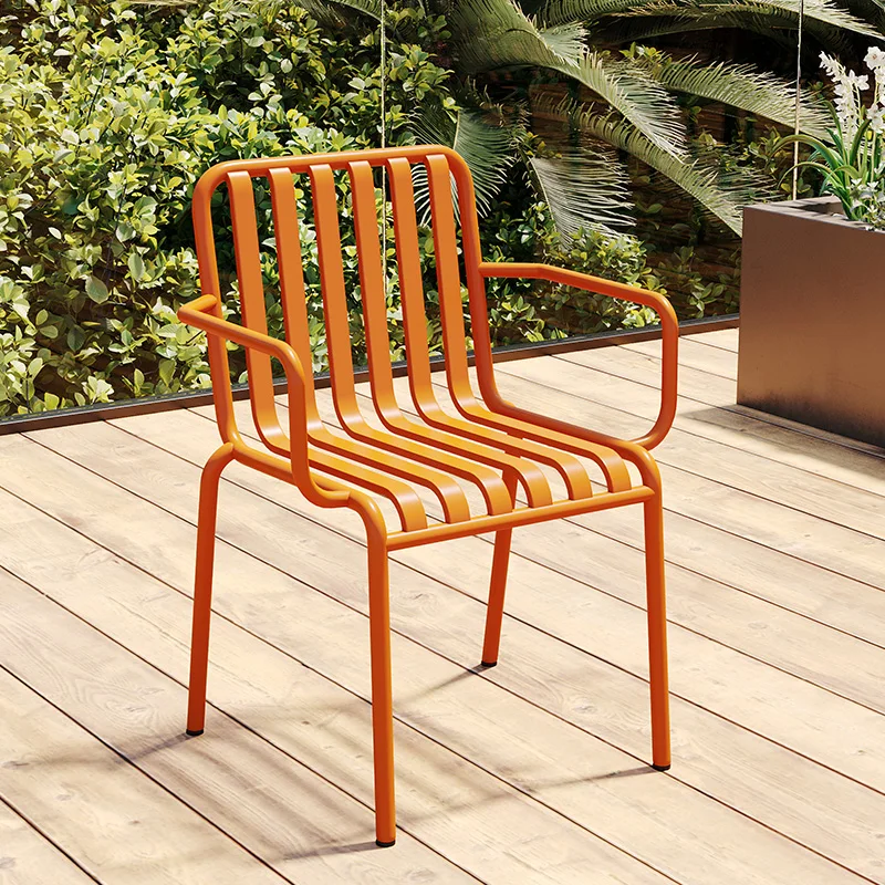 

Armrest Modern Dining Chairs Room Design Commercial Salon Nordic Metal Chair Garden Makeup Ergonomic Chaise Modern Furniture