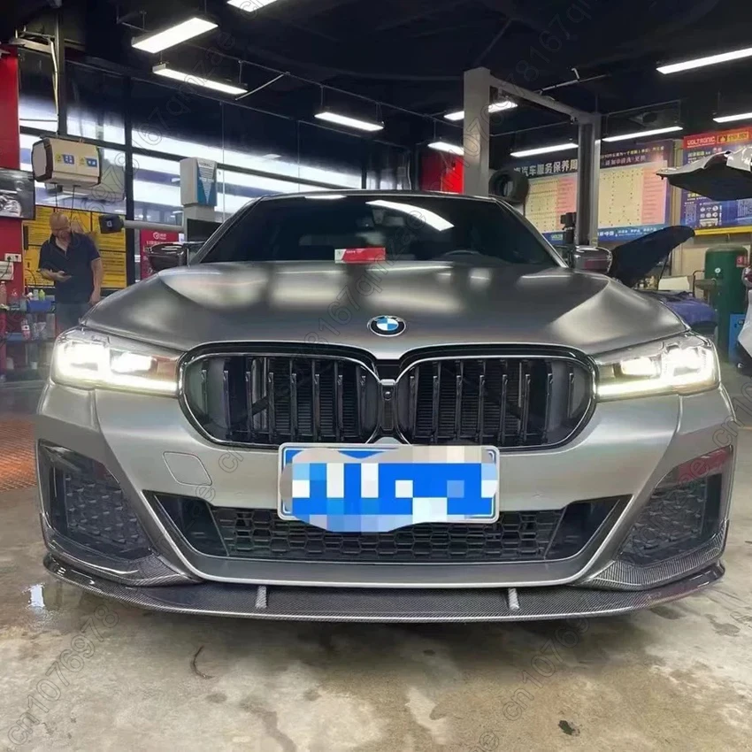 Автомобильный передний бампер спойлер для Bmw 5 серии G30 G31 G38 LCI M 520i 520d 530i 530d M550i 2021-2023